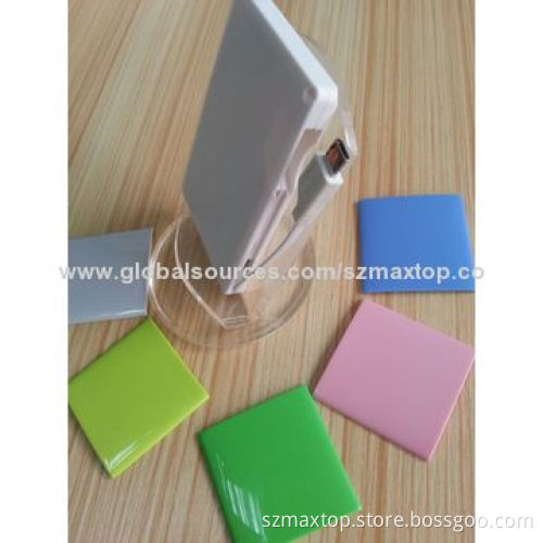 1,500mAh Fashionable Portable Mobile Power Bank with Dual USB Port